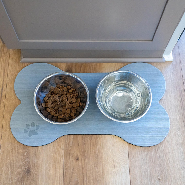 SeaDek Dog Bowl Mat - Cappuccino/Black - Small - 12" x 21" [62713-91090]