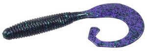 Zoom Tab Tail Grub 4'', Silver Rainbow 10pk