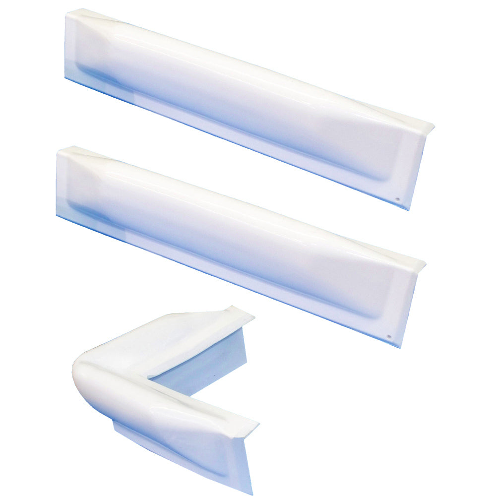 Dock Edge 3 Piece Dock Bumper Kit - 1 Corner Piece, 2 18" Straight Pieces [DE73100F]