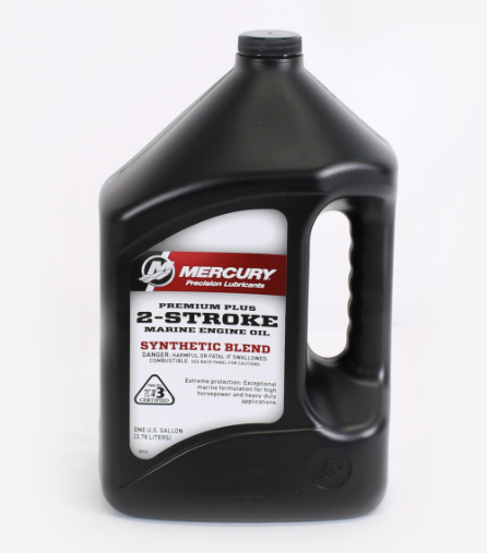Mercury New OEM 2 Cycle Premium Plus Outboard Engine Oil Gallon 92-858027K01