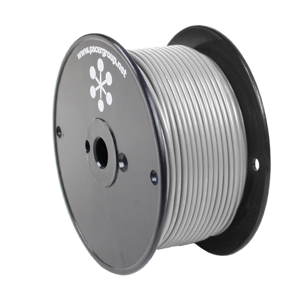 Pacer Grey 18 AWG Primary Wire - 250  [WUL18GY-250]