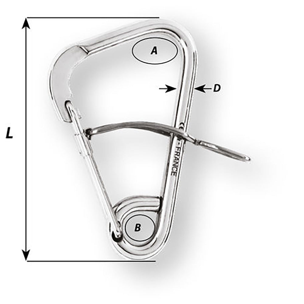 Wichard Automatic Mooring Hook - 170mm Length - 6-11/16" [2329W]