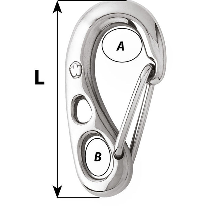 Wichard HR Safety Snap Hook - 100mm Length - 3-15/16" [2382W]