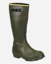 LaCROSSE BURLY RUBBER BOOTS OD-GRN 18in FOAM INSUL