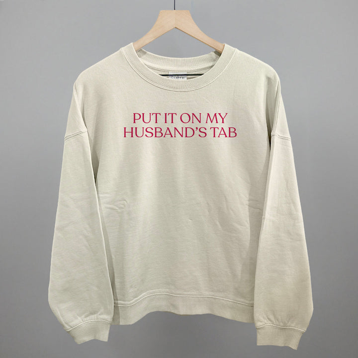 Put It On My Husband's Tab (Pink)