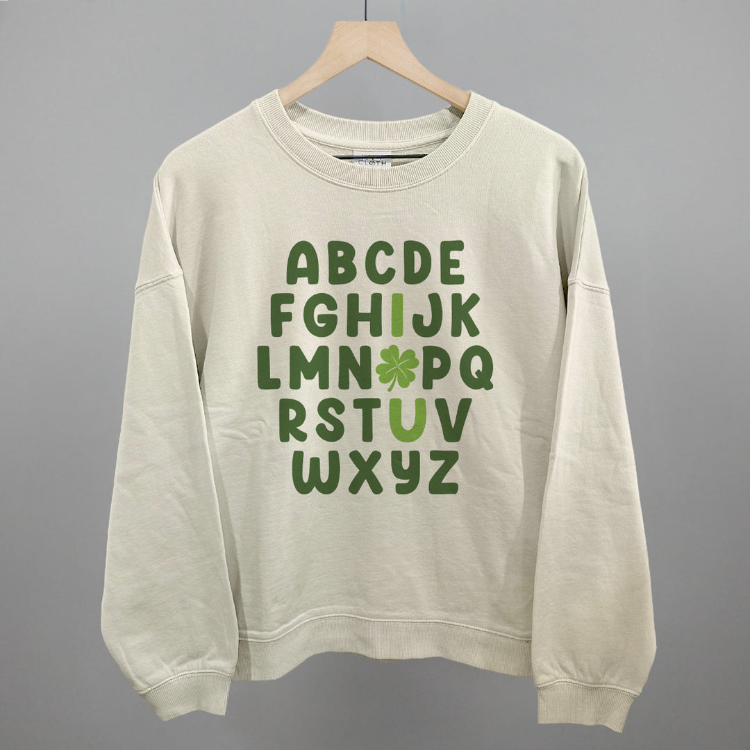 I Love You Clover Alphabet