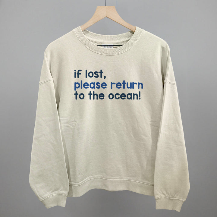 If Lost, Please Return To The Ocean (Text Only)