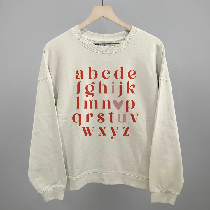 I Heart U Alphabet