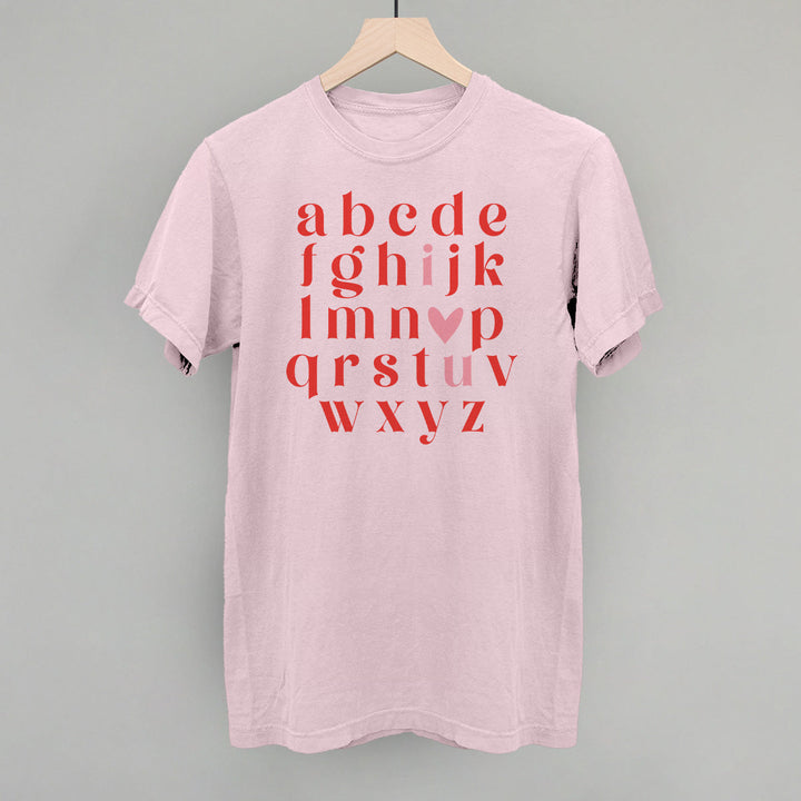I Heart U Alphabet