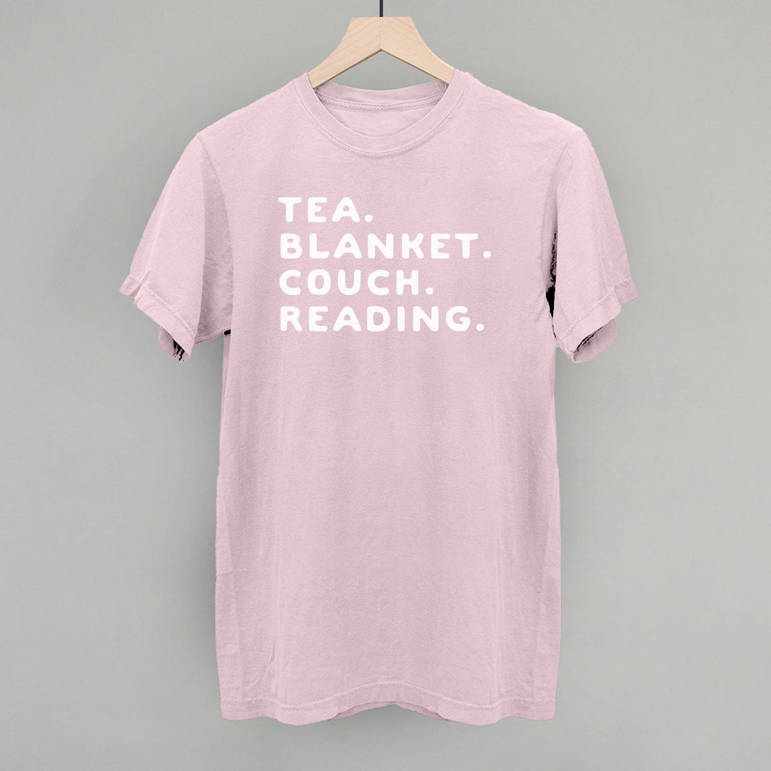 Tea Blanket Couch Reading
