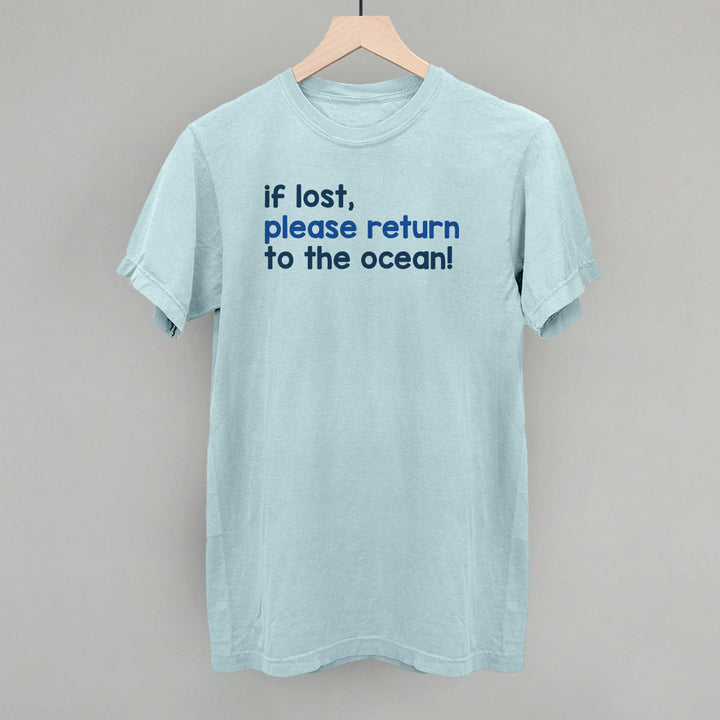 If Lost, Please Return To The Ocean (Text Only)