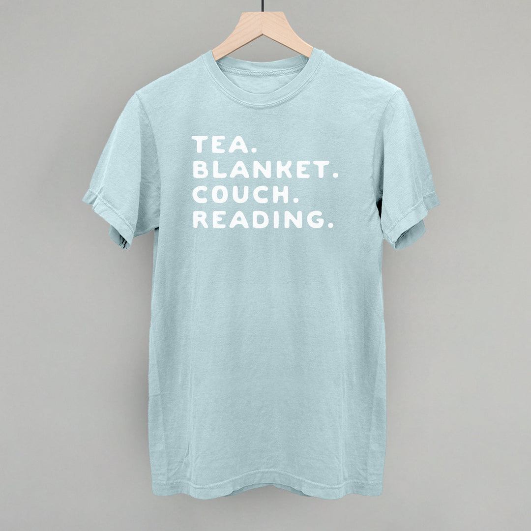 Tea Blanket Couch Reading