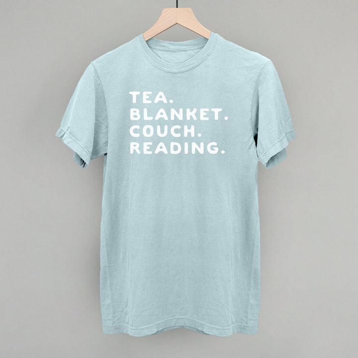 Tea Blanket Couch Reading