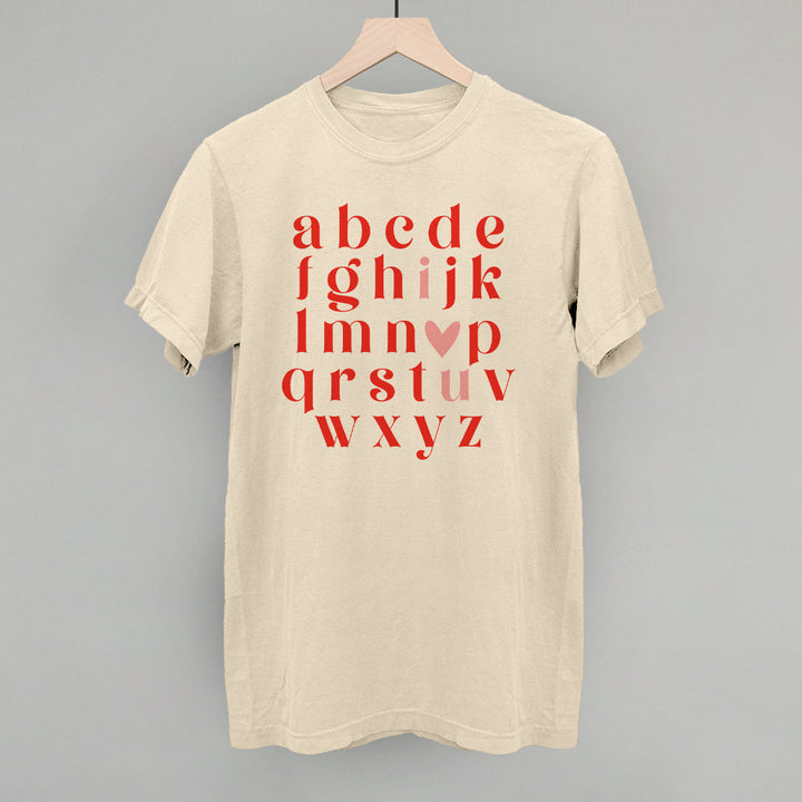 I Heart U Alphabet