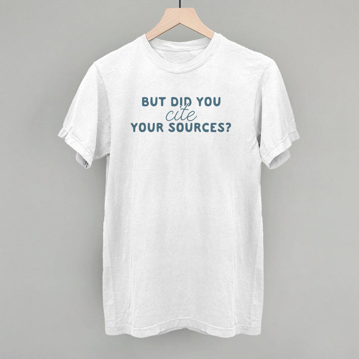 But Did You Cite Your Sources?