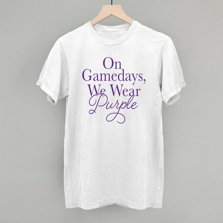 On Gamedays, We Wear Purple
