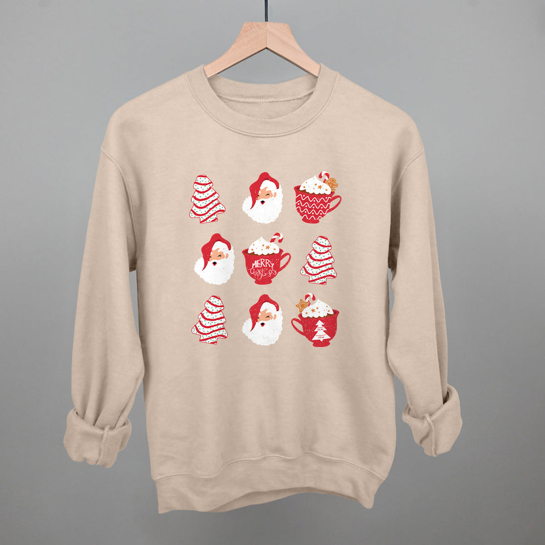 Christmas Tree Cake Santa