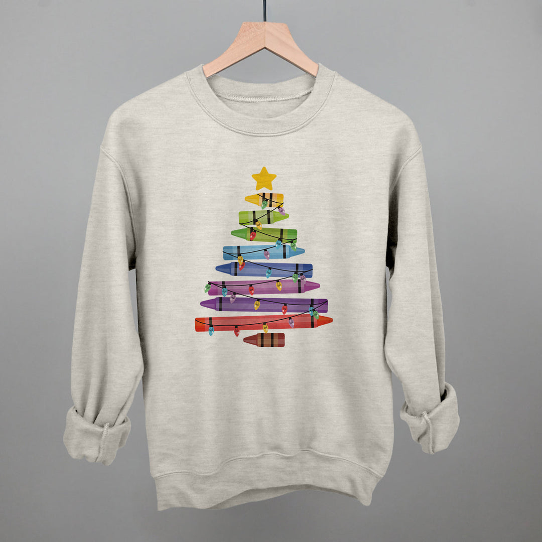 Crayon Christmas Tree