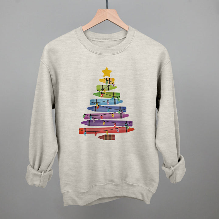 Crayon Christmas Tree