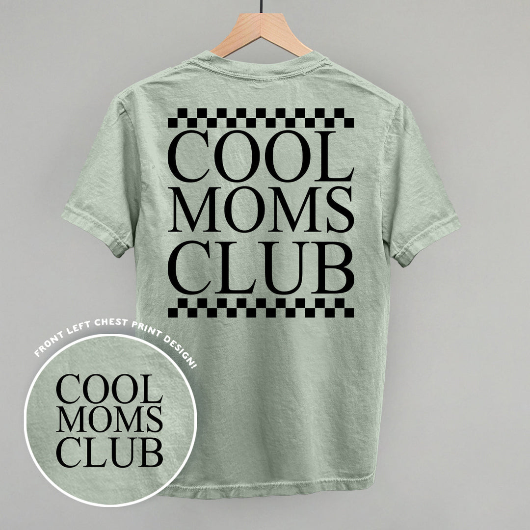 Cool Moms Club Checkered (Back Print)