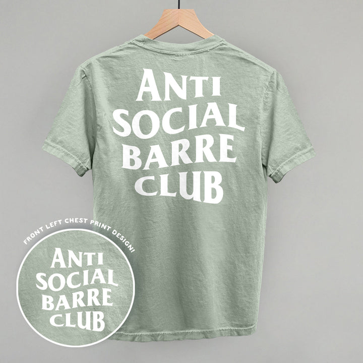 Anti Social Barre Club (White) (Back Print)