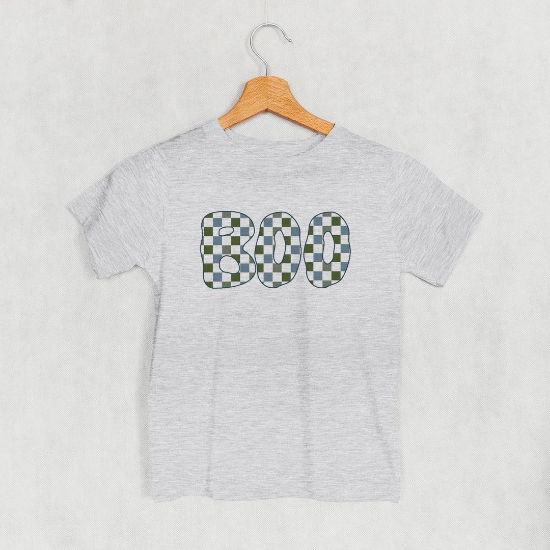 Boo Checkered (Blue & Green) (Kids)