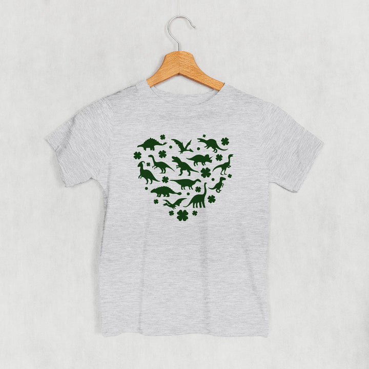 Clovers + Dinosaurs Heart (Kids)
