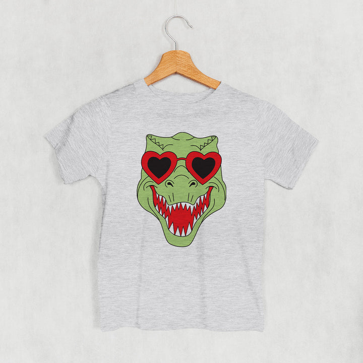 Dino Heart Glasses (Green) (Kids)
