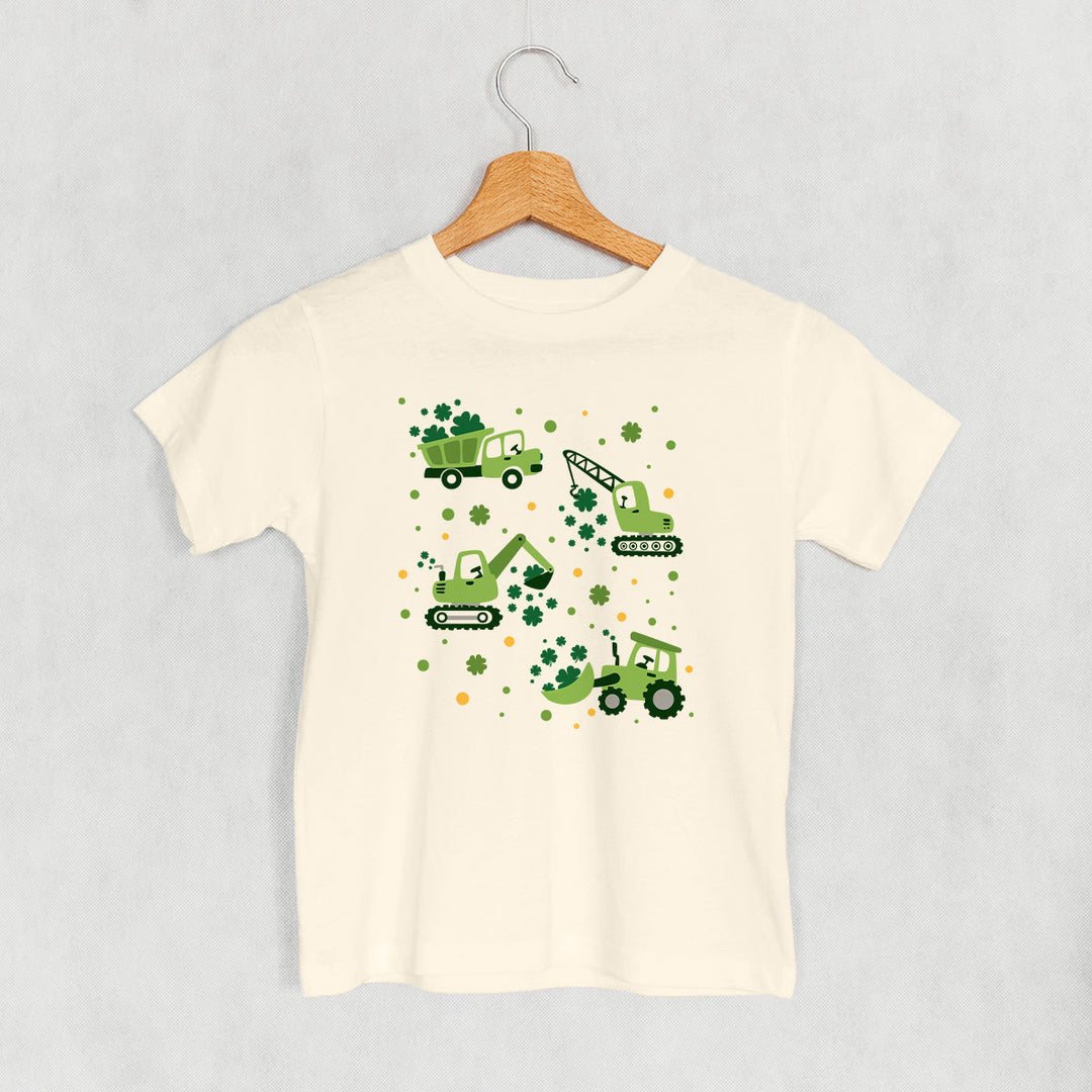 St. Patrick's Construction Vehicles + Clovers (Kids)