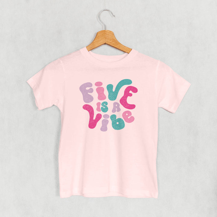 Five Is A Vibe (Pink + Purple) (Kids)