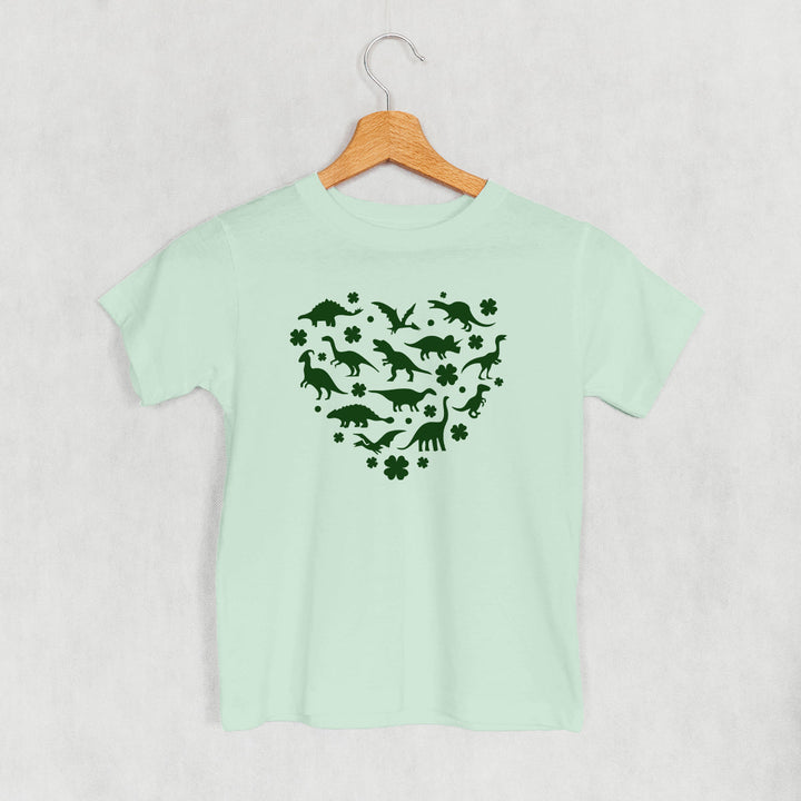 Clovers + Dinosaurs Heart (Kids)
