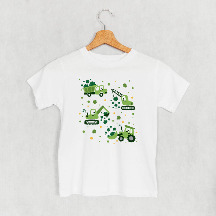 St. Patrick's Construction Vehicles + Clovers (Kids)