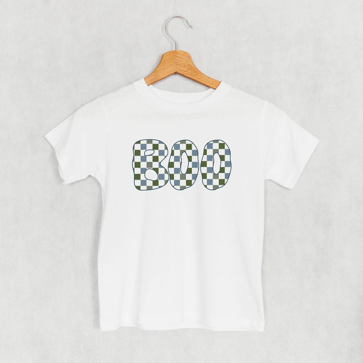 Boo Checkered (Blue & Green) (Kids)