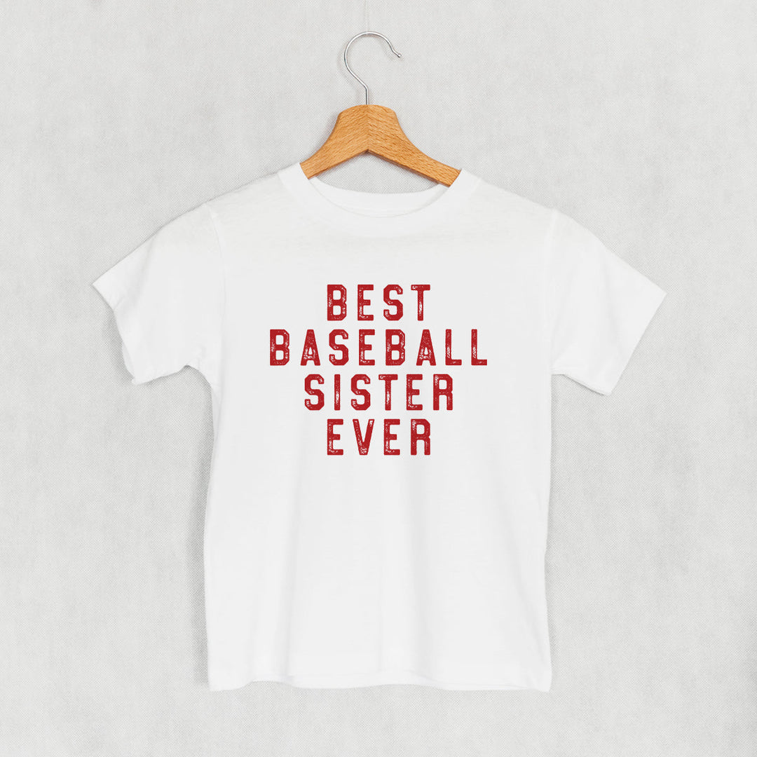 Best Baseball Sister Ever (Kids)