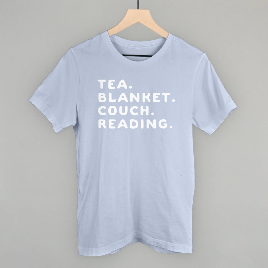 Tea Blanket Couch Reading