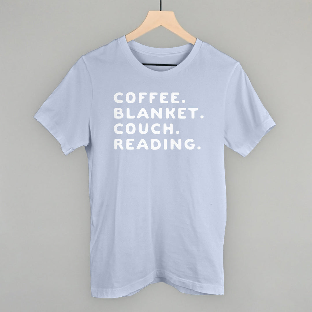 Coffee Blanket Couch Reading