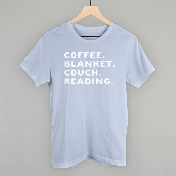 Coffee Blanket Couch Reading