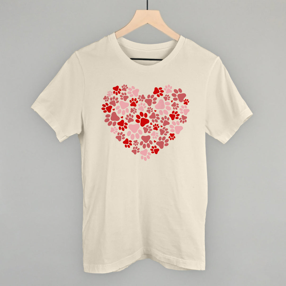Paw Print Heart