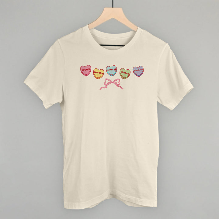 Faith Candy Hearts + Bow