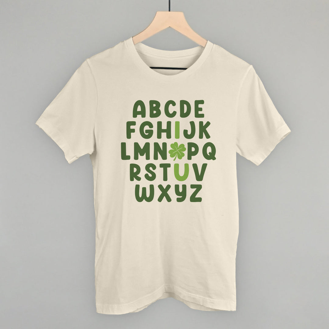 I Love You Clover Alphabet