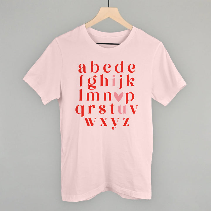 I Heart U Alphabet