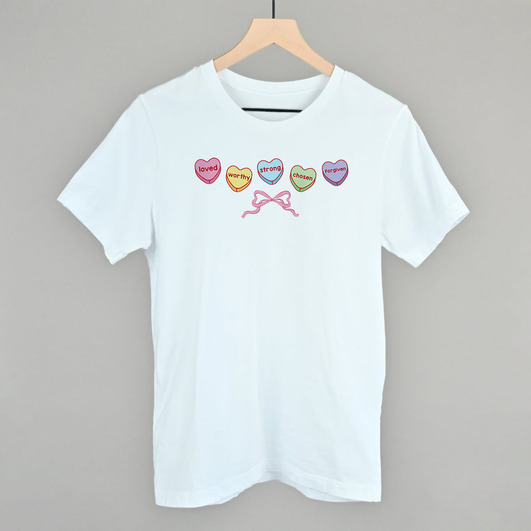 Faith Candy Hearts + Bow