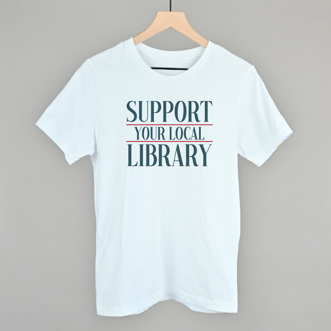 Support Your Local Library Serif