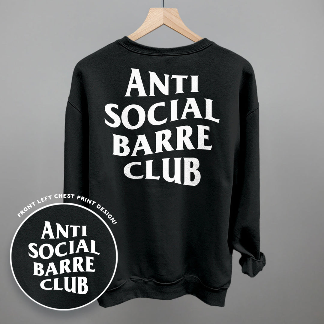 Anti Social Barre Club (White) (Back Print)