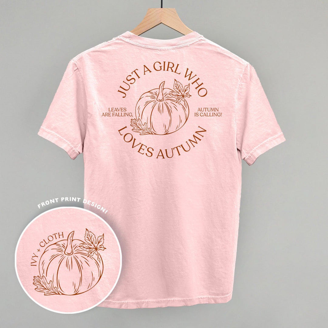 Just A Girl Who Loves Autumn (Back Print)