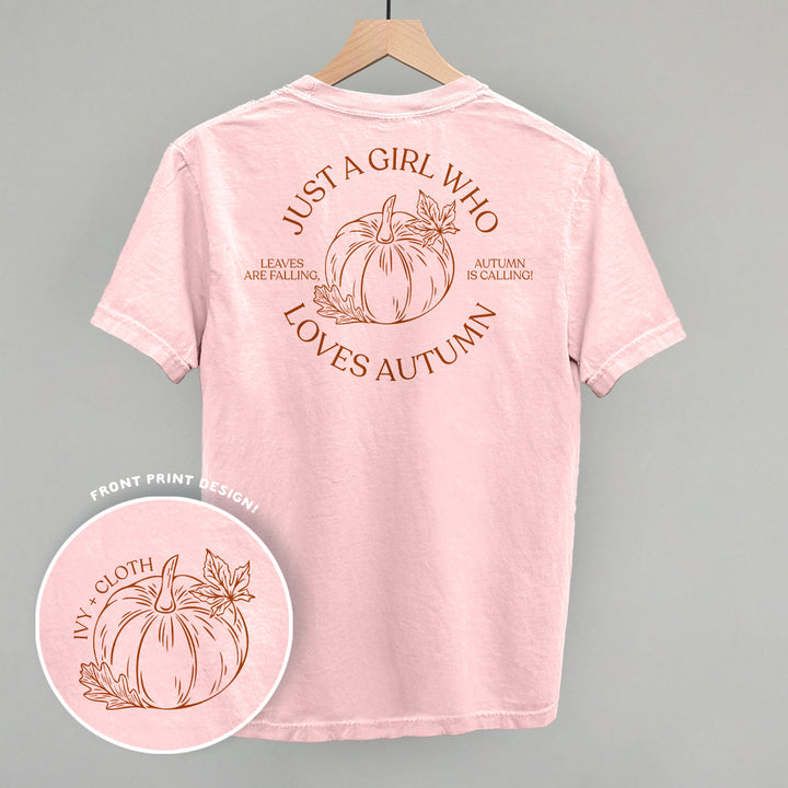 Just A Girl Who Loves Autumn (Back Print)