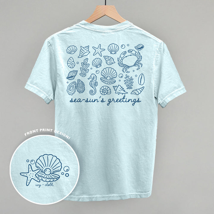 Sea-Sun's Greetings (Back Print)