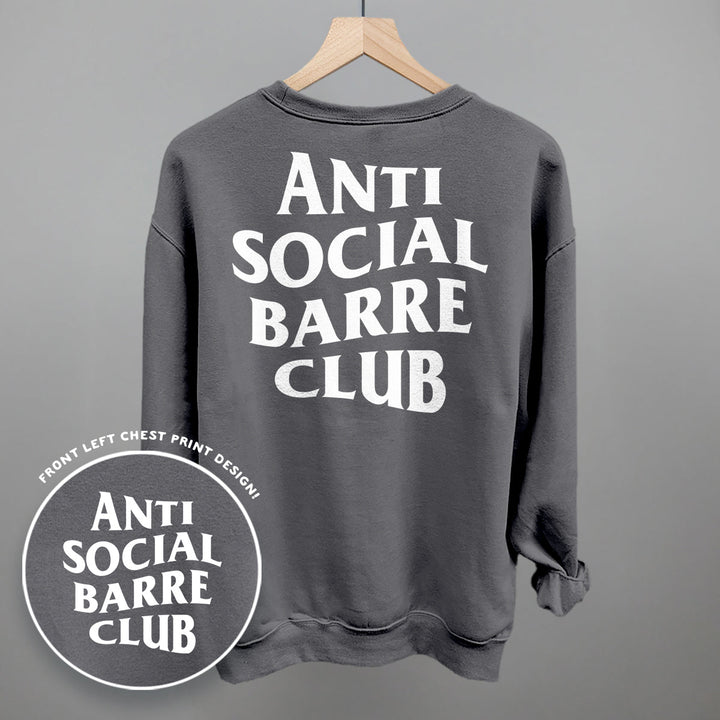 Anti Social Barre Club (White) (Back Print)
