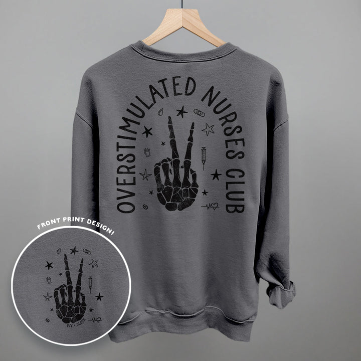 Overstimulated Nurses Club (Back Print)