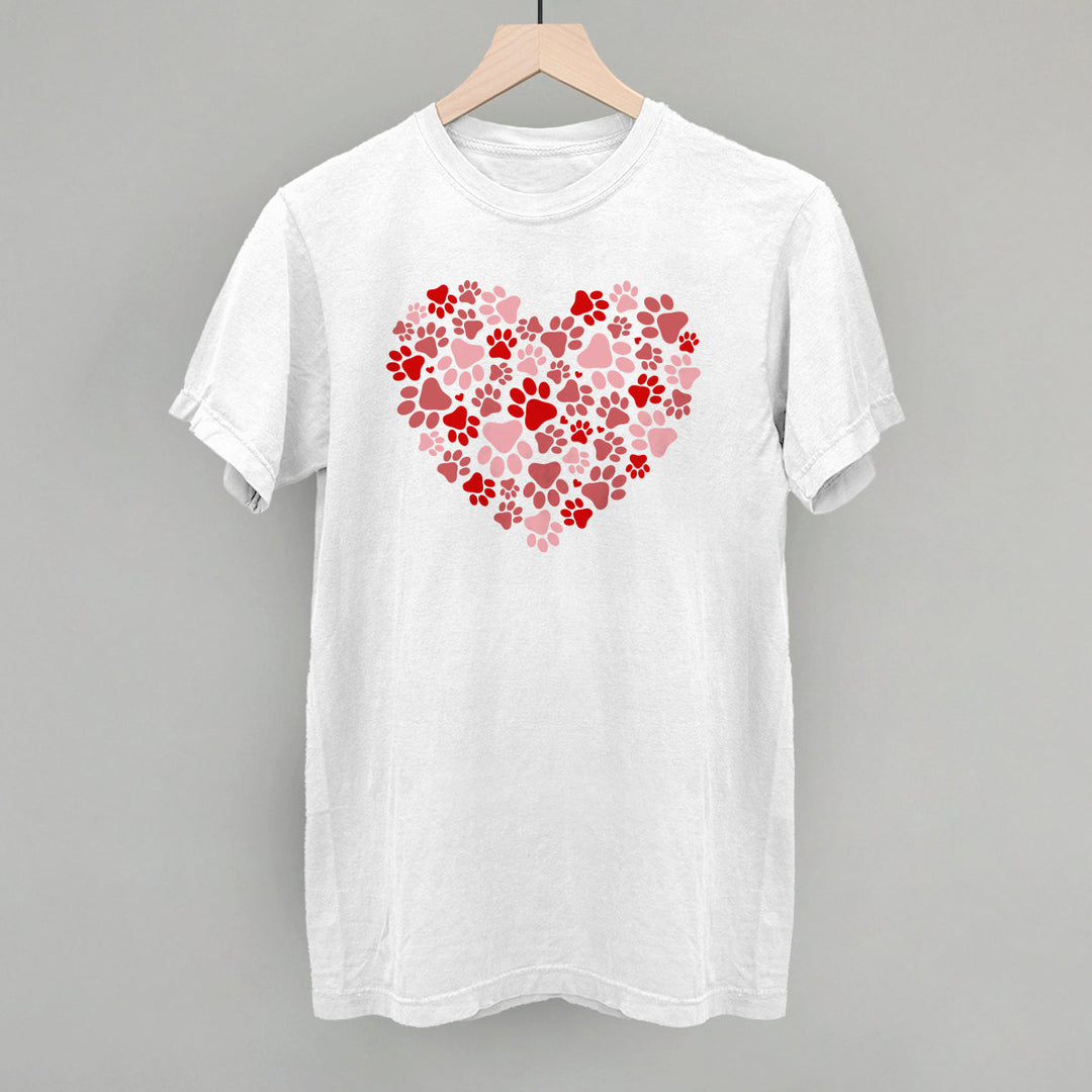 Paw Print Heart